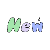 New Post Sparkling Sticker