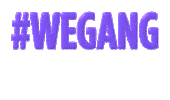 Gang Violet Sticker by We Make-up