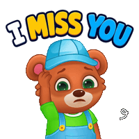 I Miss You Love Sticker by Lucas and Friends by RV AppStudios