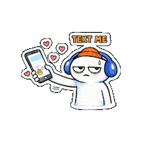 Call Me Love Sticker