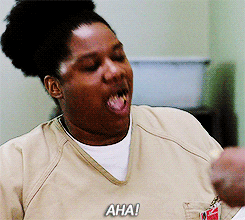 orange is the new black laughing GIF