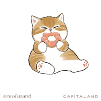 Mofusand Sticker by CapitaLand Malls SG