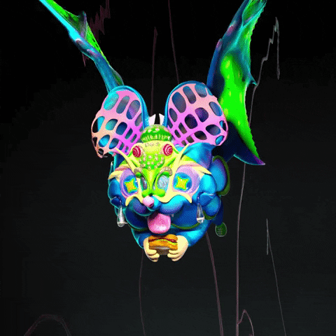 PLANTTDADDII giphygifmaker fly bat flight GIF
