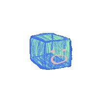 Breathe Ice Cube Sticker