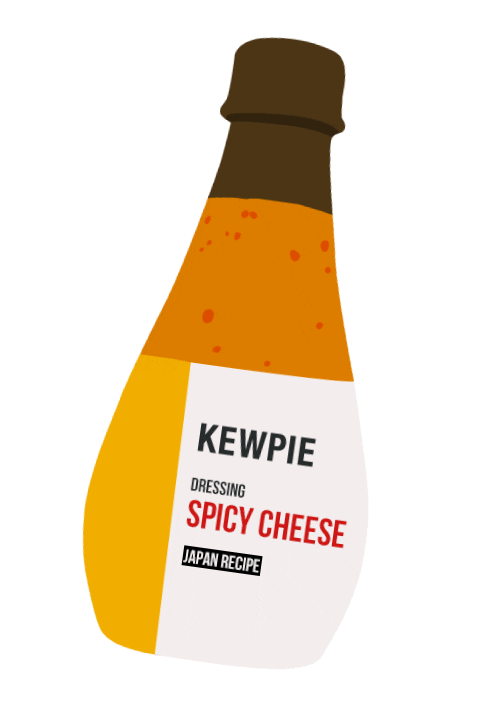 Comida Dressing Sticker by Kewpie Philippines