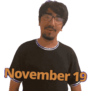 November 19 Sticker