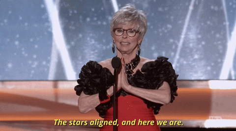 rita moreno the stars have aligned and here we are GIF by SAG Awards