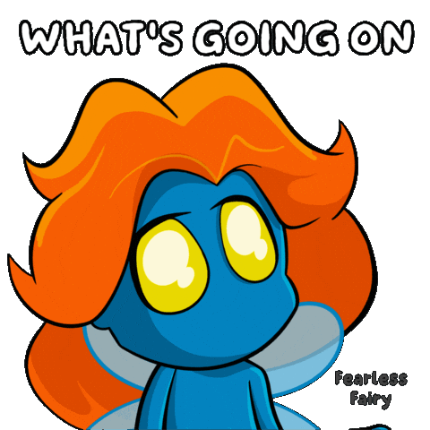 Whats Going On What Sticker by VeeFriends