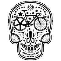 Skull Bicycle Sticker by SMPARTS