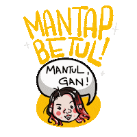 tokooci indonesia pun slang mantap Sticker