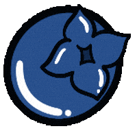 Fruit Berry Sticker by Natalie Michelle Watson