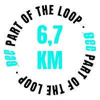 Runner Trail Sticker by Bee Experience Ever