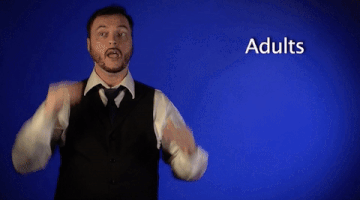 sign language adults GIF by Sign with Robert