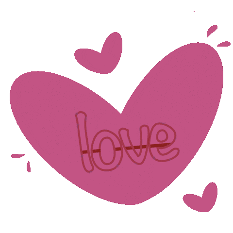 In Love Hearts Sticker