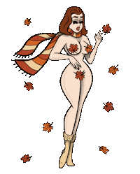 jenniferelderart fall autumn leaf leaves Sticker