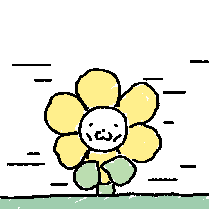 rangd_darng giphyupload cat flower wind Sticker