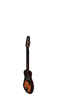 Bass Guitar Sticker