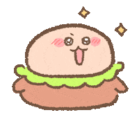 Burger Sticker by Piexin