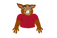 VMIalumni wave moe kangaroo vmi Sticker