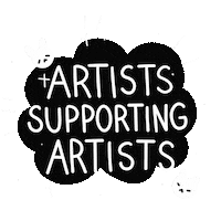 Artists Supporting Artists Sticker