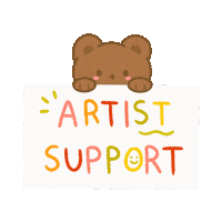 Artists Supporting Artists Sticker