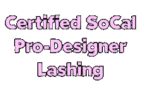 Lashes Lashextensions Sticker by SoCal Beauty