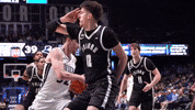 Big East Dunk GIF by Xavier Men's Basketball