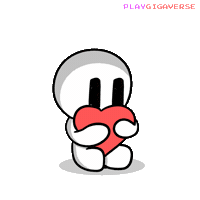 In Love Smile Sticker by Playgigaverse
