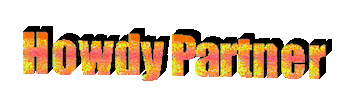 howdy partner text-test Sticker