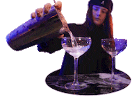 asholsen cheers drinks tuttifrutti ashy Sticker
