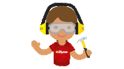 Work Sound Sticker by Dyna & Cia