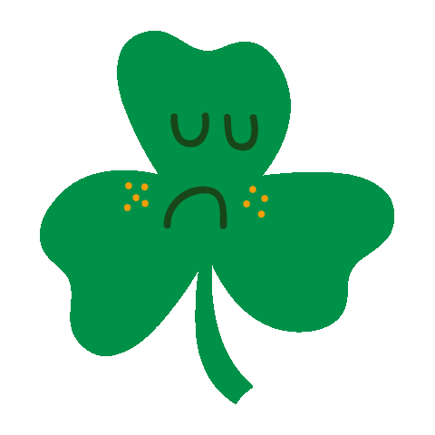 Sad St Patricks Day Sticker