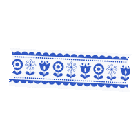Heart Flowers Sticker