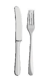 Knife Brunch Sticker by Bianca Bosso