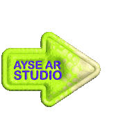 Text Arrow Sticker