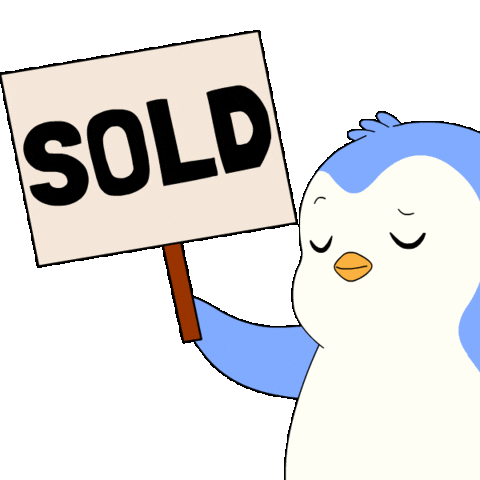 Lets Go Win Sticker by Pudgy Penguins
