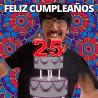 ¡Feliz 25.º cumpleaños!