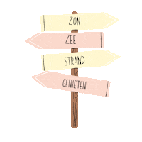 Vakantie Zon Sticker by miekinvorm