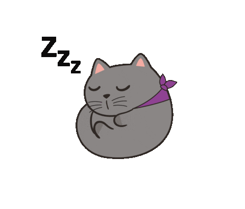 Sleepy Louise Sticker by GentleCat