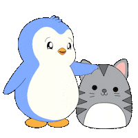 Cat Penguin Sticker by Pudgy Penguins