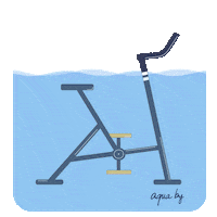 aquabike aquabiking Sticker by aqua by