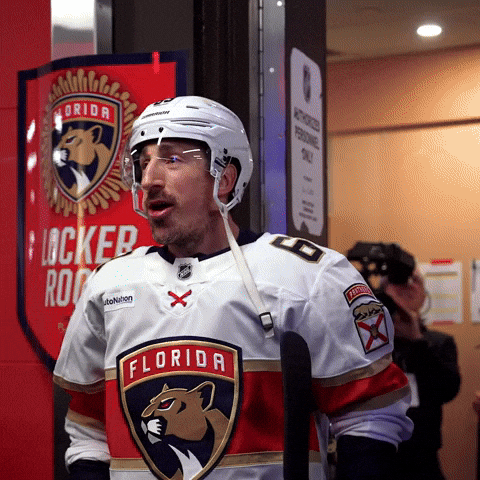 High Five Lets Go GIF by Florida Panthers