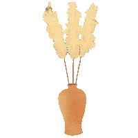 thepampasmama diy boho palm vase Sticker