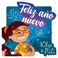 Happy Celebration Sticker by Kty&Pili