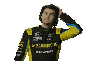 Colton Herta Hair Flip Sticker by INDYCAR