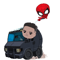 Excited Lets Go Sticker by Spider-Man