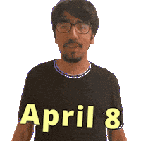 April 8 Sticker