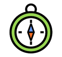 Alloprof heart rainbow fire eye Sticker