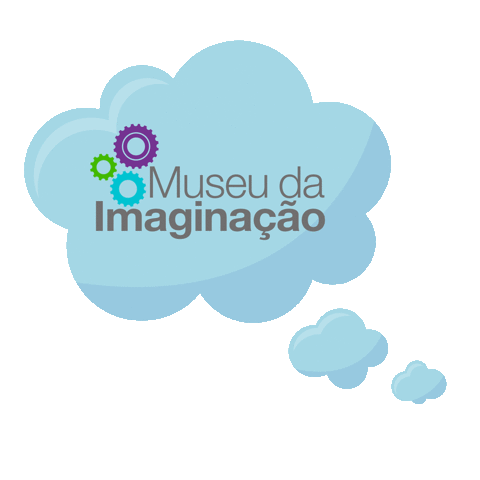 cloud imagination Sticker by Museu da Imaginação
