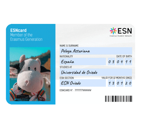 Esncard Sticker by ESN Oviedo